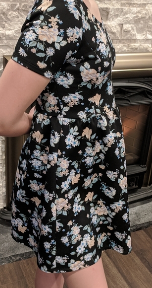 Girls floral short sleeve Dress - Picture 3 of 3